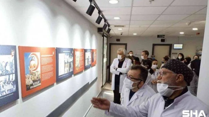 'Hilâl-İ Ahmer'den Kızılay'a 14 Mart Tıp Bayramı' sergisi sanatseverlerle buluşuyor