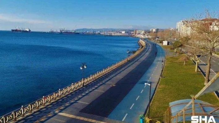 İstanbul'da kar Tekirdağ'da güneş