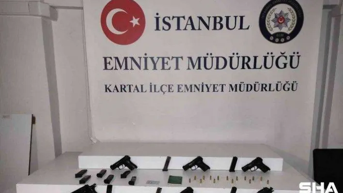 İstanbul'da yasa dışı silah ticareti operasyonu: 4 gözaltı