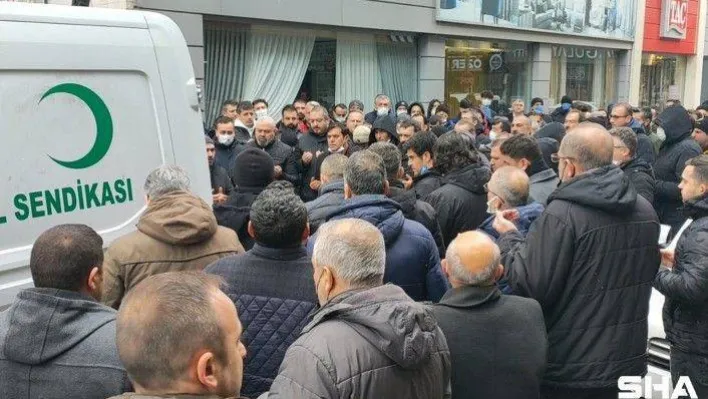 Kalp krizi geçiren sendikacıya acı veda