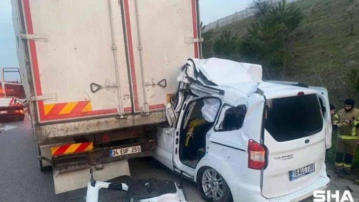 Karacabey'de trafik kazası: 1 ölü