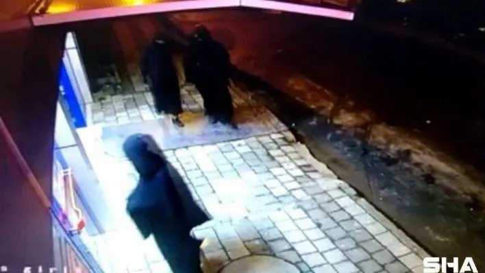 Oyuncak silahla soygun girişiminde bulunan çarşaflı şahıslar yakalandı