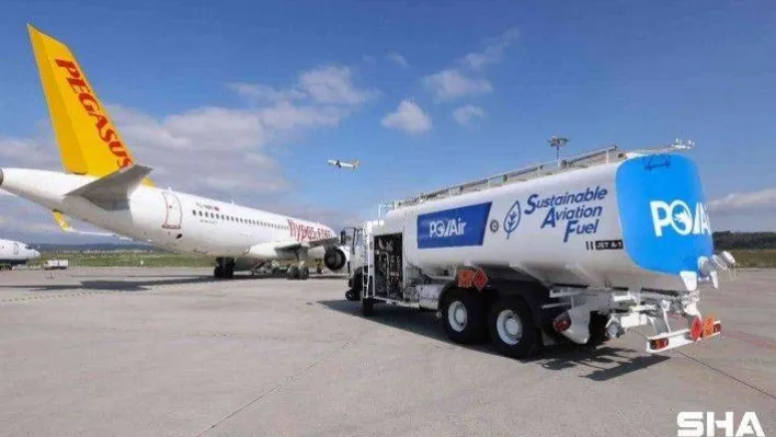 Pegasus, Sürdürülebilir Havacılık Yakıtı (SAF) ile Türkiye'de ilk uçuşunu gerçekleştirdi