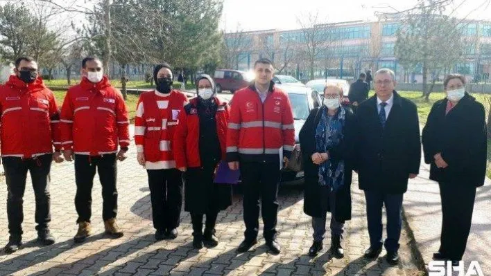 Rektör Tabakoğlu, Ukrayna'dan gelen Kırım Tatar Türklerini ziyaret etti