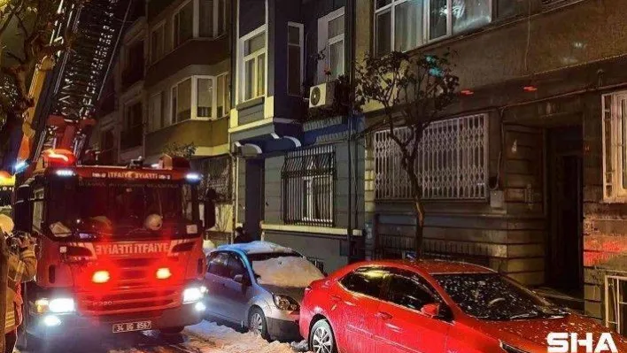 Şişli'de korkutan yangın