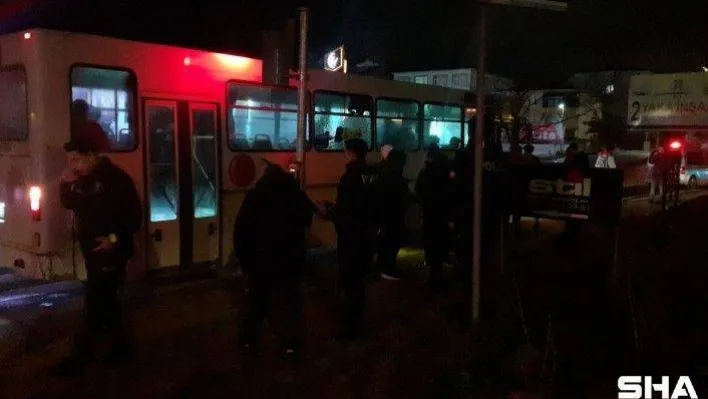 Takım otobüsüne taşlı saldırı: 1 futbolcu yaralandı