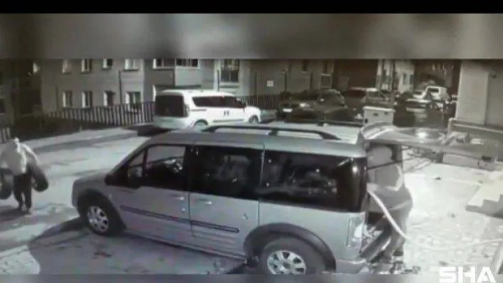 Ümraniye'de evden lastik ve jant çalan hırsız yakalandı