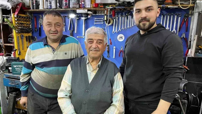 3 kuşak bir arada bu mesleği sürdürüyor