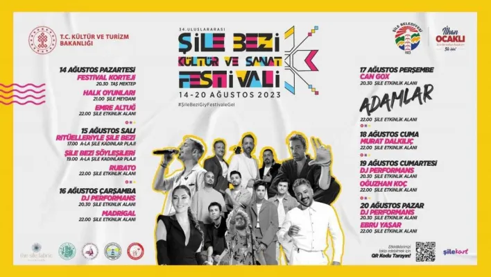 34'üncü Uluslararası Şile Bezi ve Kültür Festivali başlıyor