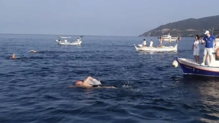 4. Açık Deniz Yüzme Maratonu Mudanya'da neticelendi