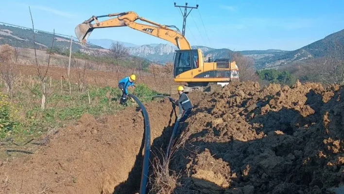 4 bin metrelik hat ile iki mahalleye kesintisiz içme suyu ulaşacak