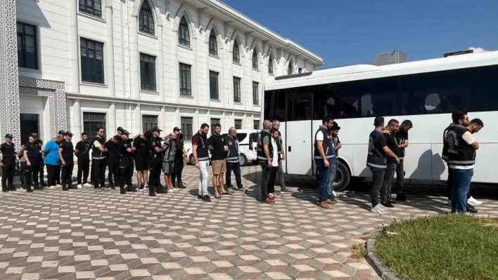 4 iş yerini kurşunlayıp bir gencin ölümüne sebep olan 12 şüpheli yakalandı