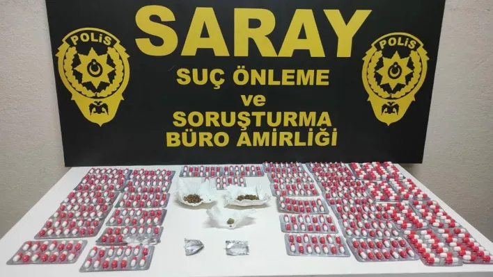 500 adet uyuşturucu hap ele geçirildi