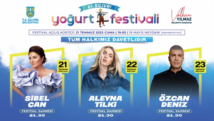 61. Yoğurt festivali için geri sayım başladı