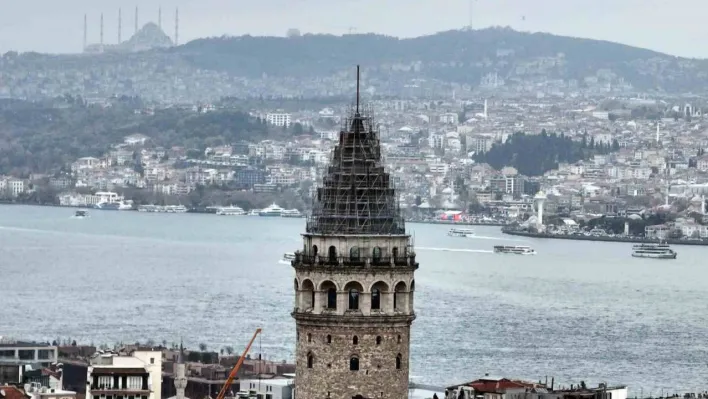 674 yıllık Galata Kulesi alemsiz kaldı