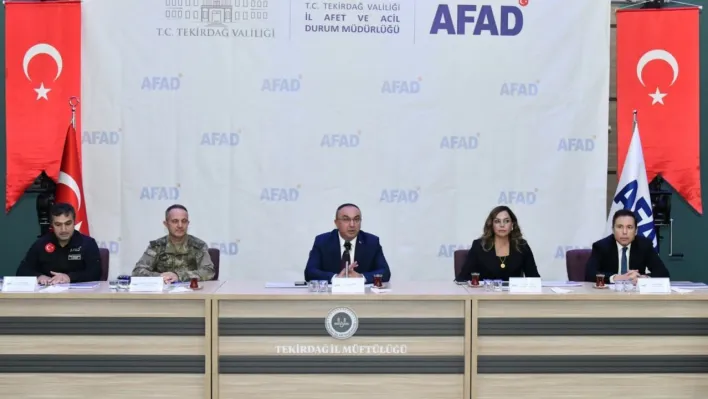 7.5 Mw senaryolu deprem tatbikatı Tekirdağ'da uygulanacak