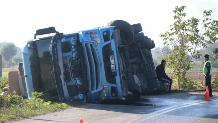 800 kilometre yol geldi, hedefine 20 kilometre kala kaza yaptı