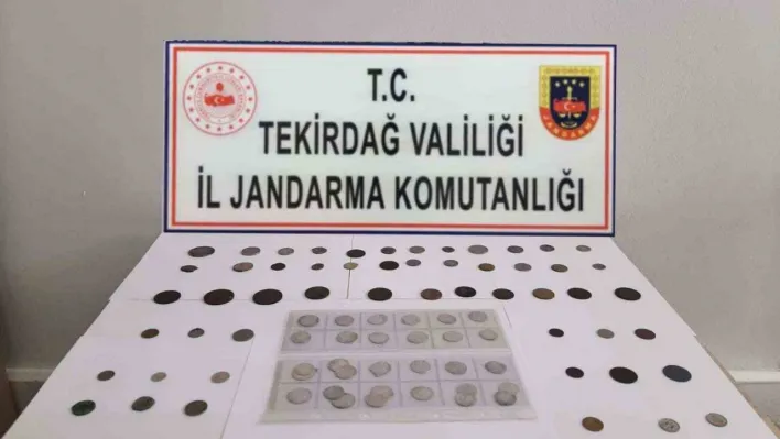 82 adet sikke ele geçirildi