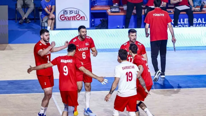 A Milli Erkek Voleybol Takımı, Slovenya'ya 3-0 mağlup oldu