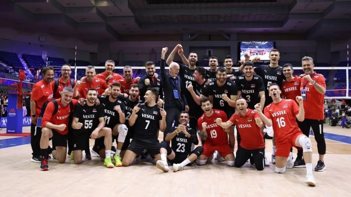 A Milli Erkek Voleybol Takımı, Almanya'yı 3-1 mağlup etti
