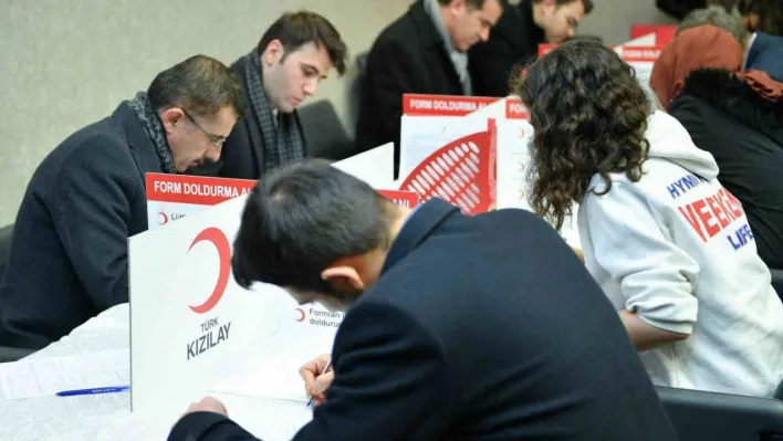 Adalet Bakanlığı çalışanlarından kan bağışı seferberliği