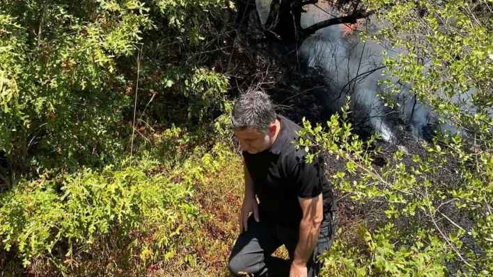 Adapazarı'nda ormanlık alanda yangın çıktı