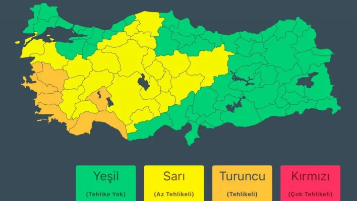 AFAD'dan şiddetli yağış uyarısı