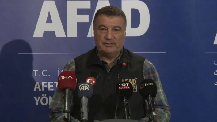 AFAD Deprem ve Risk Azaltma Genel Müdürü Tatar: 'Şu ana kadar toplam 9 bin 470 artçı sarsıntı kaydedildi'