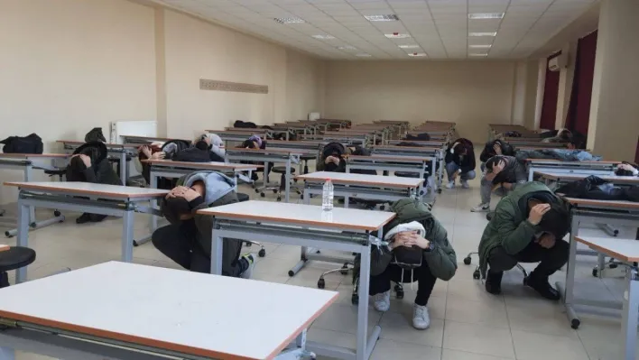 Afet Farkındalık Eğitimi ve Deprem Tahliye Tatbikatı Gerçekleşti