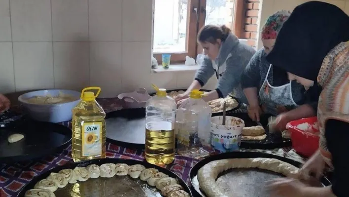 Afyonkarahisar'da ev hanımları tek yürek oldu