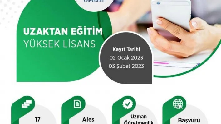 Ahmet Yesevi Üniversitesi Uzaktan Eğitim Tezsiz Yüksek Lisans kayıtları başladı