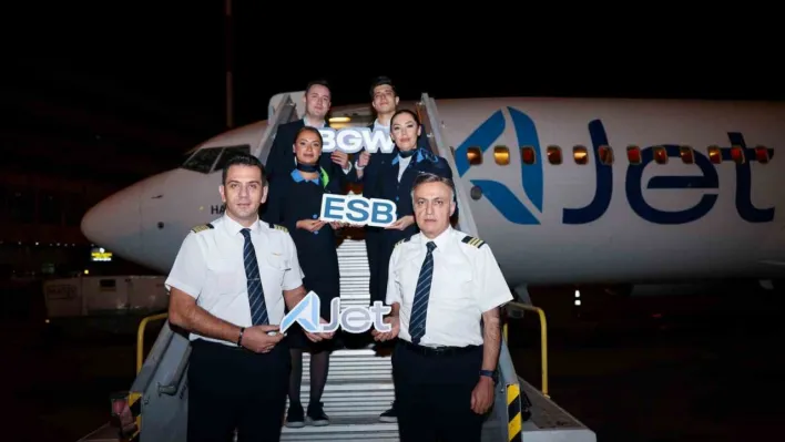 AJet'in Ankara-Bağdat Hattı açıldı