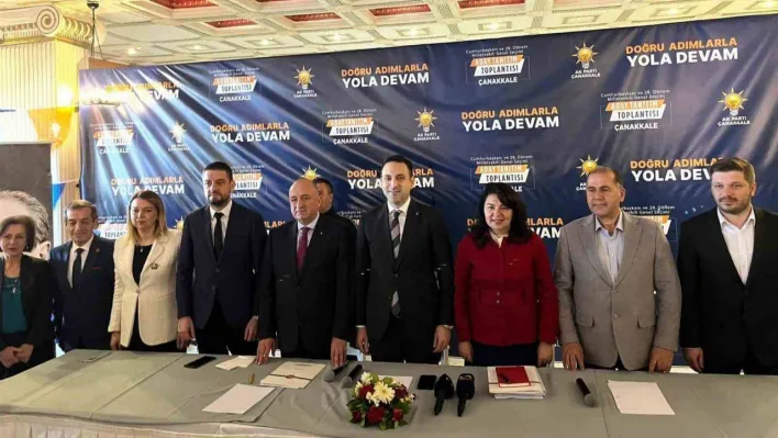 AK Parti Çanakkale'de Milletvekili adaylarını tanıttı