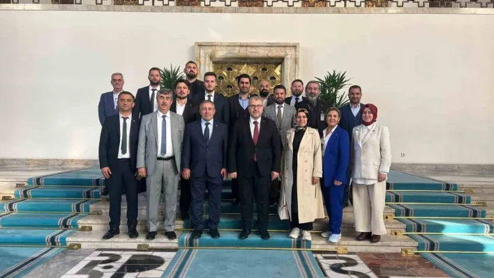 AK Parti heyeti Bilecik Milletvekili Eldemir ile bir araya geldi