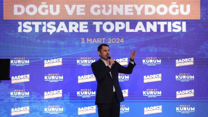 AK Parti İBB Başkan Adayı Kurum: 'Bizim Rabia işaretimizle dalga geçiyor'