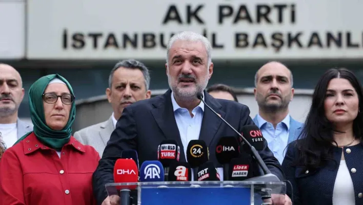 AK Parti İstanbul İl Başkanı Kabaktepe: 'Bugün İsrail'in tüm insanlığa yönelik başlattığı soykırımın üzerinden 1 yıl geçti'