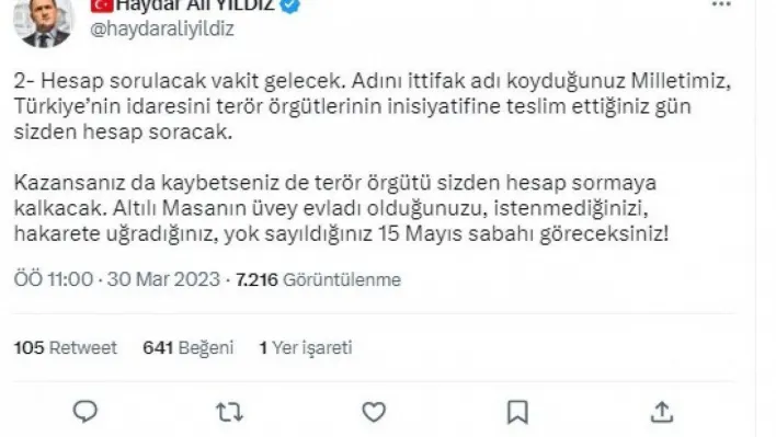 AK Parti'li Yıldız'dan Akşener'i terleten sorular