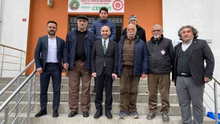 AK Parti Milletvekili Adayı Veli Arslan, Tuzla'da cemevine ziyarette bulundu