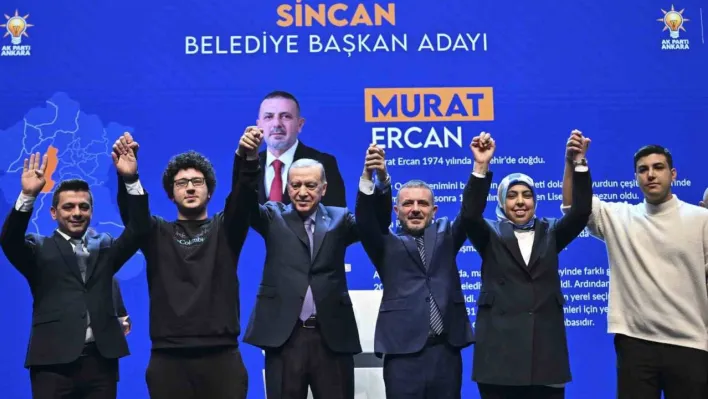 AK Parti'nin Sincan Belediye Başkan adayı Ercan: 'Sincan'ımızda yeni başarı hikayeleri yazmaya söz veriyoruz'