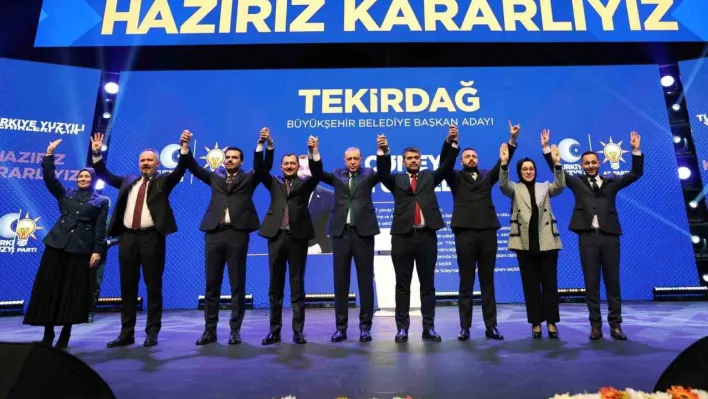 AK Parti Tekirdağ Büyükşehir Belediye Başkan Adayı Cüneyt Yüksel oldu.