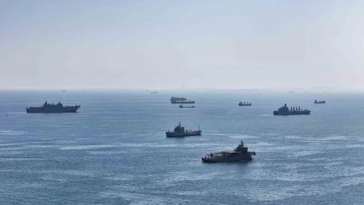 AKINCI TİHA'nın İDEF provası havadan görüntülendi