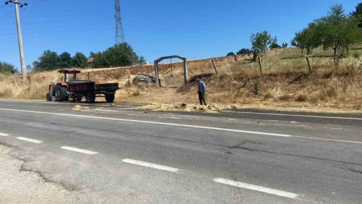 Alev alev yanan römork paniğe sebep oldu