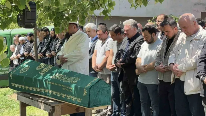 Alibey Barajı'nda ölü bulunan İshak Öztürk son yolculuğuna uğurlandı