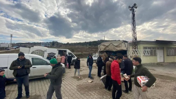 Alpedo, Kahramanmaraş'ta beş bin kişilik çadır kent kuruyor