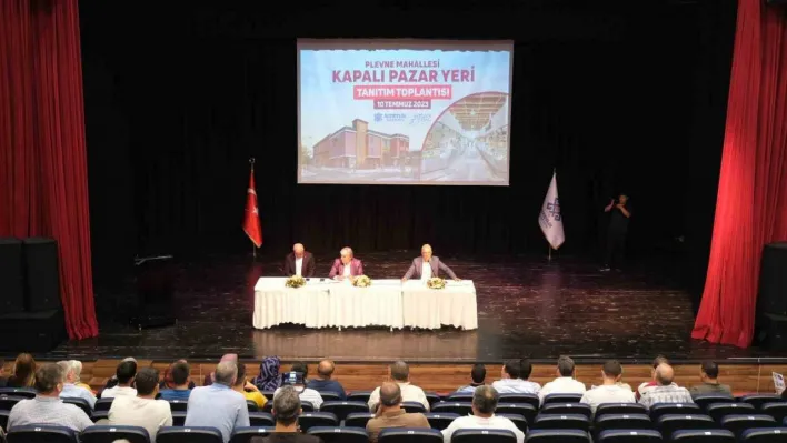 Altıeylül Kapalı pazar yeri tanıtımı gerçekleştirildi