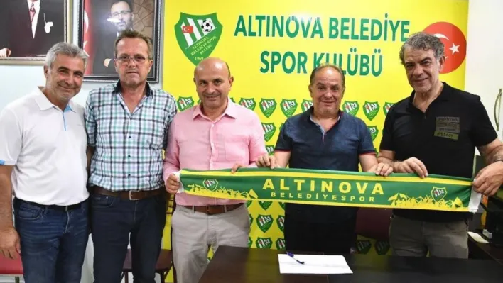 Altınova Belediyespor'da Yüksel Kahriman başkan oldu