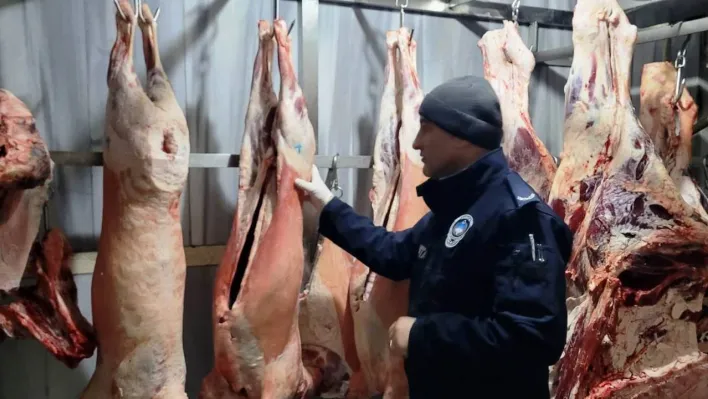 Altınova'da kasaplara denetim