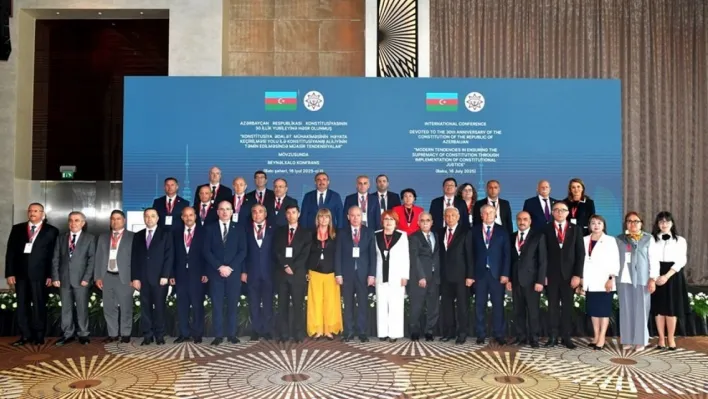 Anayasa Mahkemesi Başkanı Özkaya, Azerbaycan'da uluslararası konferansa katıldı