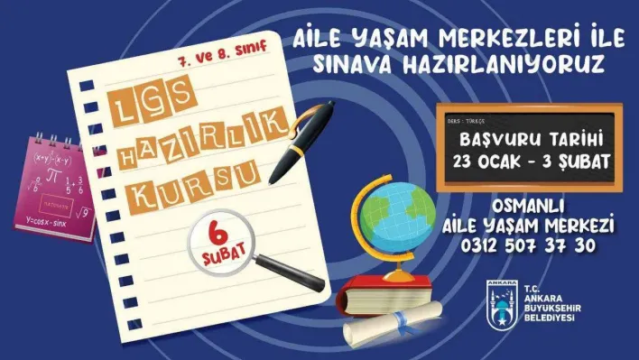 Ankara Büyükşehir Belediyesinden LGS VE YKS'ye hazırlık kursları