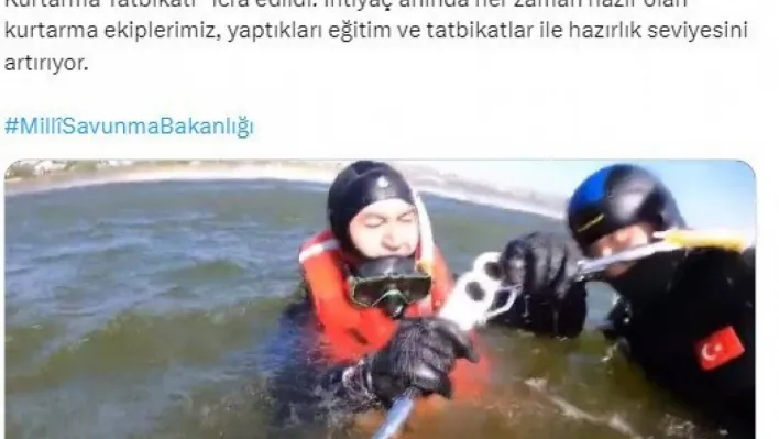 Ankara'da 'Personel Kurtarma Tatbikatı' nefesleri kesti